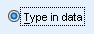 SPSS Type in Data Option