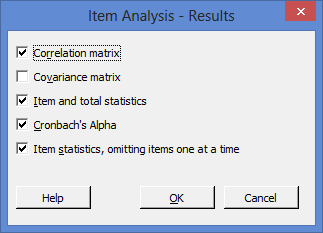 Cronbach's alpha in Minitab - Procedure, output and 