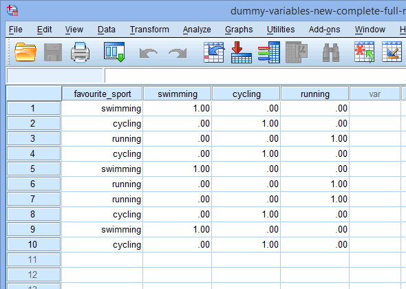 measure in spss 25 nominal ordinal