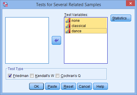 Friedman Test In SPSS Statistics - How To Run The Procedure, Understand ...