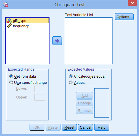 Chi-Square Goodness-of-Fit Test in SPSS Statistics - Procedure, Assumptions  and Reporting the Output