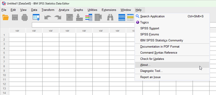 Identifying your version of SPSS Statistics | Laerd Statistics