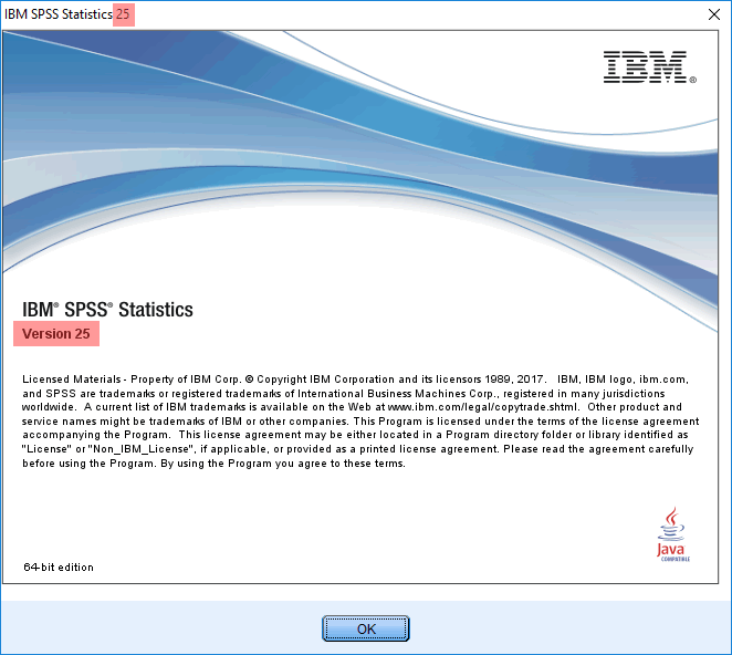 spss 25 side by side error