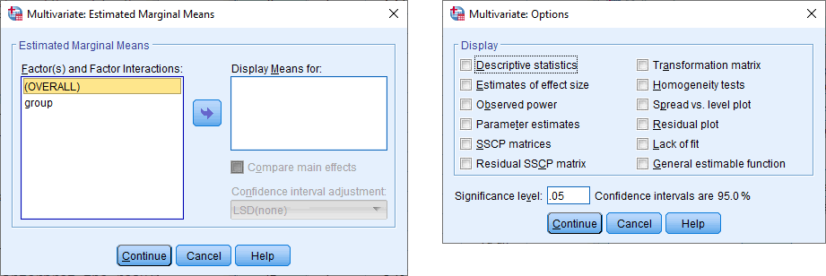 How To Perform A One Way Mancova In Spss Statistics Laerd Statistics