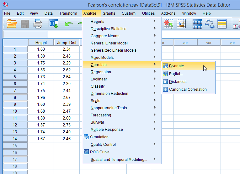 matrix pspp syntax