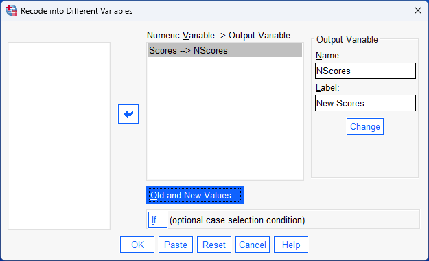 all categories set up ready to be coded