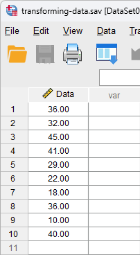 Transforming Data in SPSS