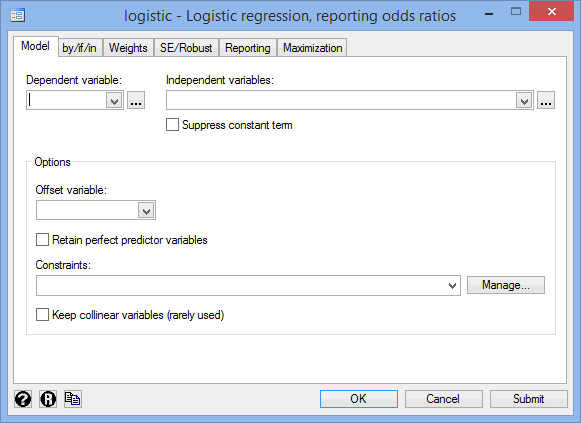 How To Perform A Binomial Logistic Regression Analysis In Stata Laerd Statistics